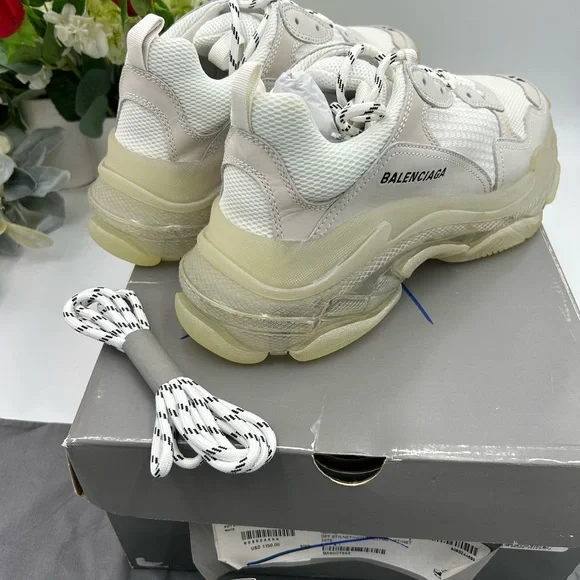 Women's Balenciaga triple S clear, sole sneakers size 41 NWT - Picture 6 of 9